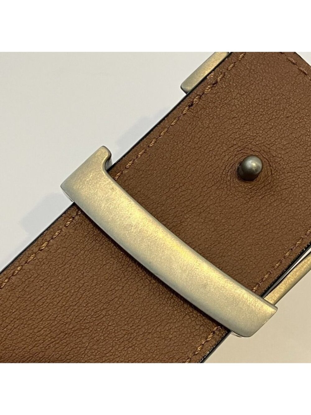 Louis Vuitton Ceinture LV Initial Pyramid Monogram Illusion Leather Belt Black - Picture 12 of 12